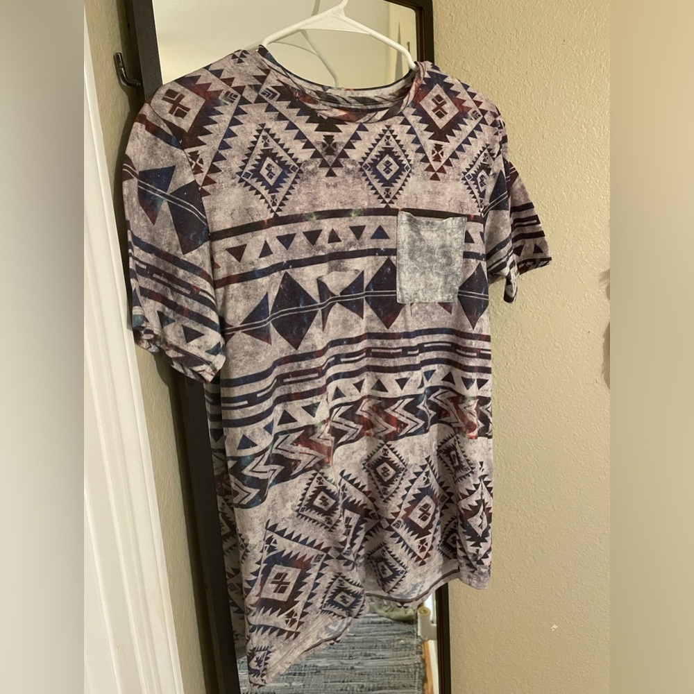On the Byas • Cosmic Tribal Top with Pocket Shirt